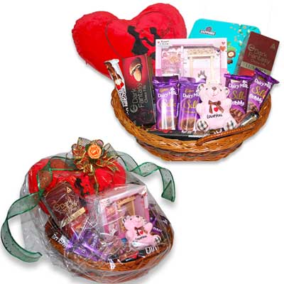 "Birthday Choco Basket - codeVLB04 - Click here to View more details about this Product
